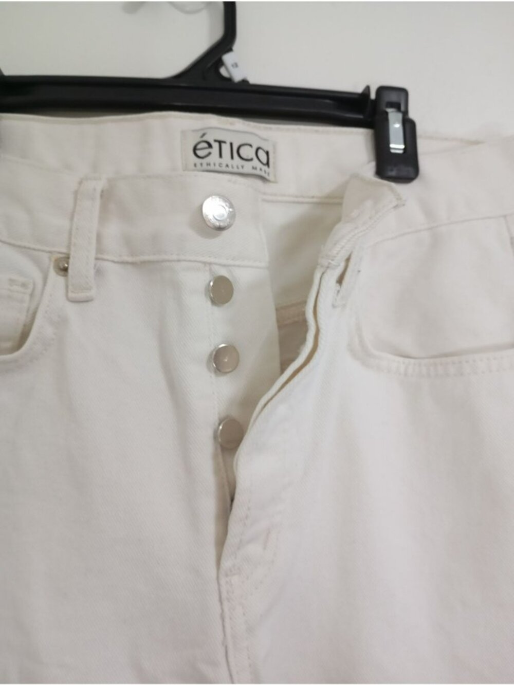 Ética Straight-Leg Button Fly Denim Jeans Size 27 Women - Picture 4 of 12